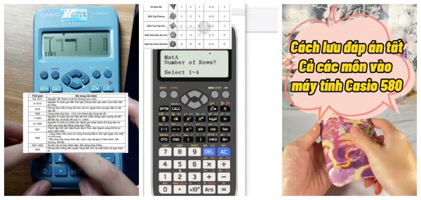 Chiêu gian lận trên máy tính bỏ túi: Học sinh chớ 