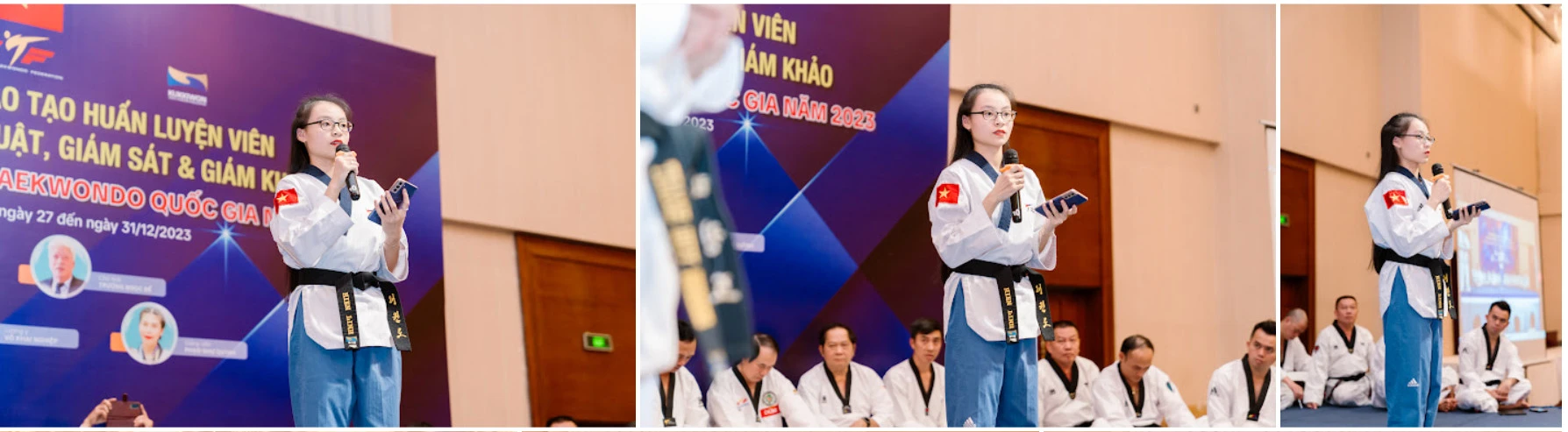 Cô gái vàng của taekwondo: Thể thao giỏi, học tập tài năng