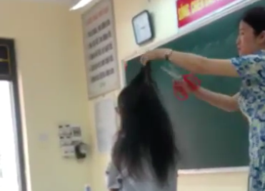 Cô giáo nhận sai sau khi clip cắt tóc nhuộm light của nữ sinh lan truyền