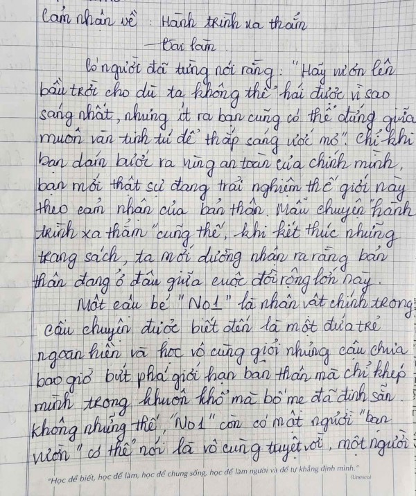 Có trường học phạt học sinh vi phạm nội quy theo cách 