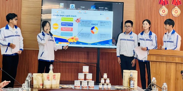 Dự án về khoai lang của học sinh Gia Lai vào chung kết cuộc thi khởi nghiệp