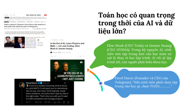 GS Vũ Hà Văn: ‘Đa phần học toán để qua môn, đối phó là chính’