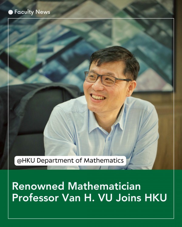Giáo sư Vũ Hà Văn gia nhập Đại học Hồng Kông Giáo sư Vũ Hà Văn gia nhập Đại học Hồng Kông