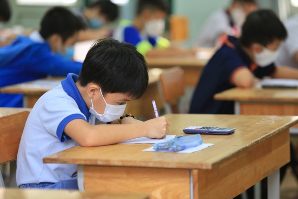 Giáo viên hướng dẫn học sinh cách làm bài khảo sát lớp 6 Trần Đại Nghĩa