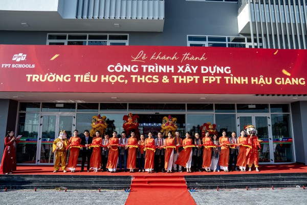 Hậu Giang: Khánh thành trường học mới hơn 5 ha theo mô hình bán trú