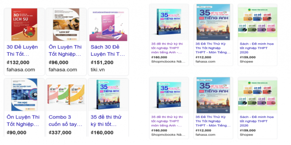 Học liệu ôn thi bùng nổ: Lối đi nào cho người học ?