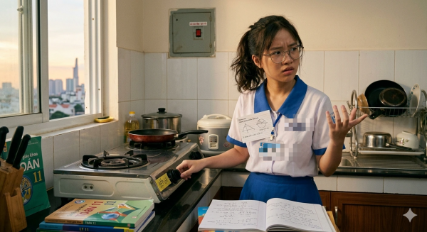 Học rất giỏi nhưng nhiều học sinh không biết... khóa van bình ga