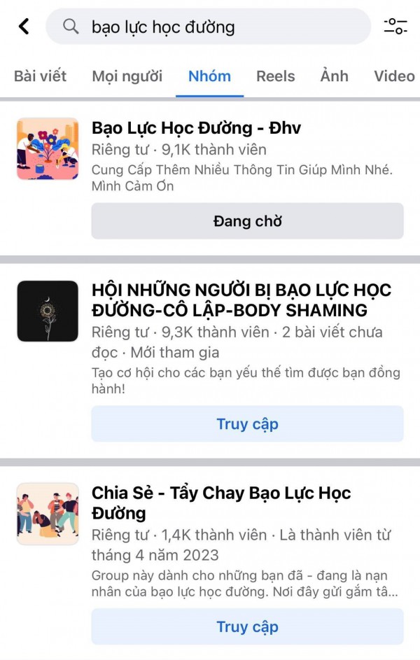 Học sinh tìm đến đâu khi bị bạo lực học đường?