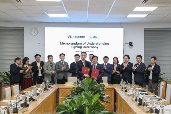 Hyundai sẽ nhận sinh viên ĐH Quốc gia Hà Nội thực tập tại Hàn Quốc