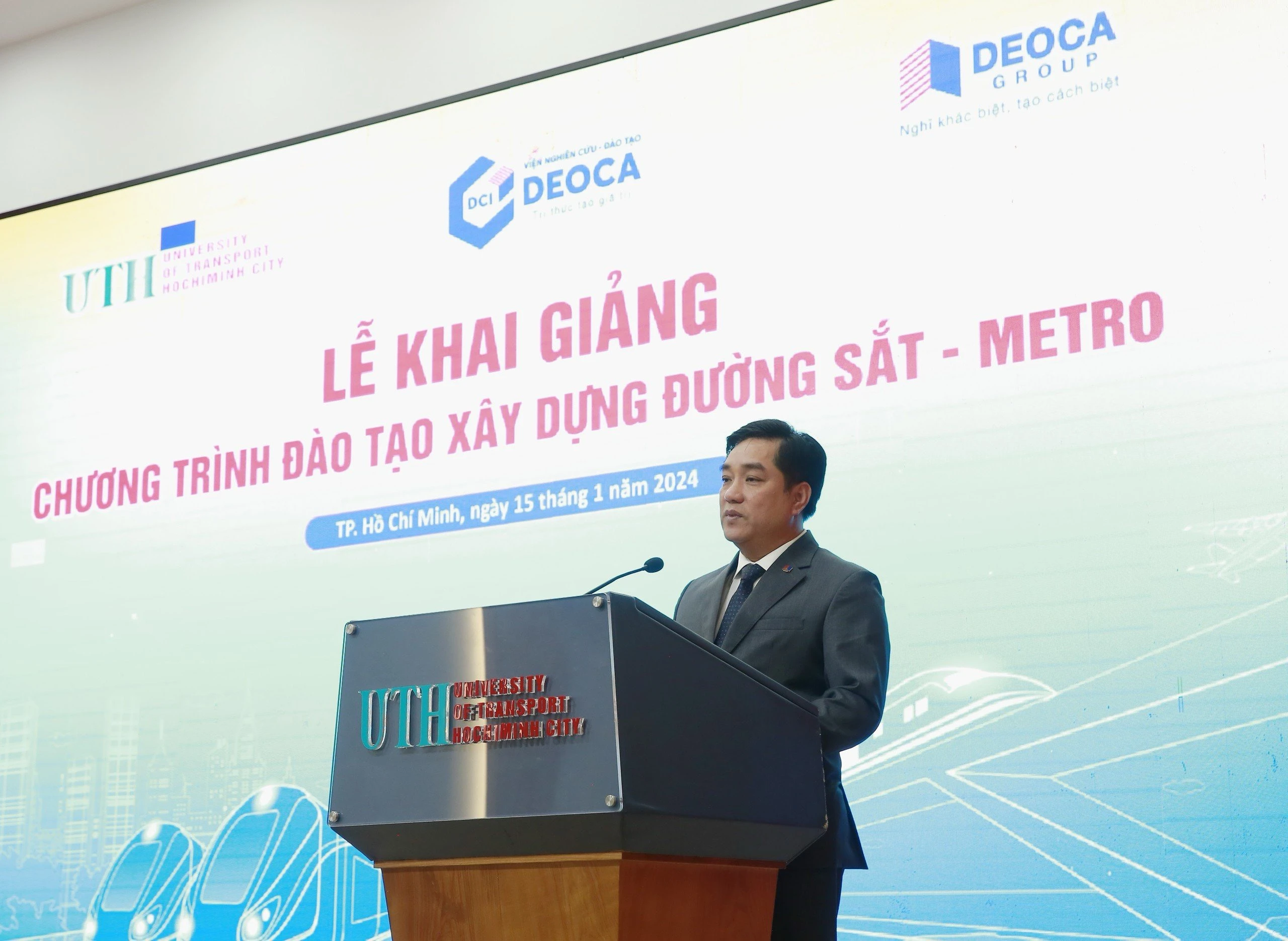 Khai giảng chương trình đào tạo xây dựng đường sắt - metro