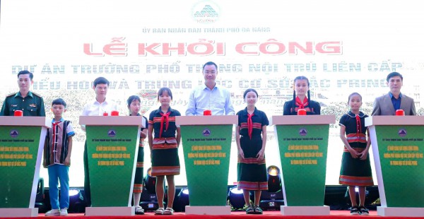 Khởi công hàng loạt trường học vùng cao tại Đà Nẵng Khởi công hàng loạt trường học vùng cao tại Đà Nẵng