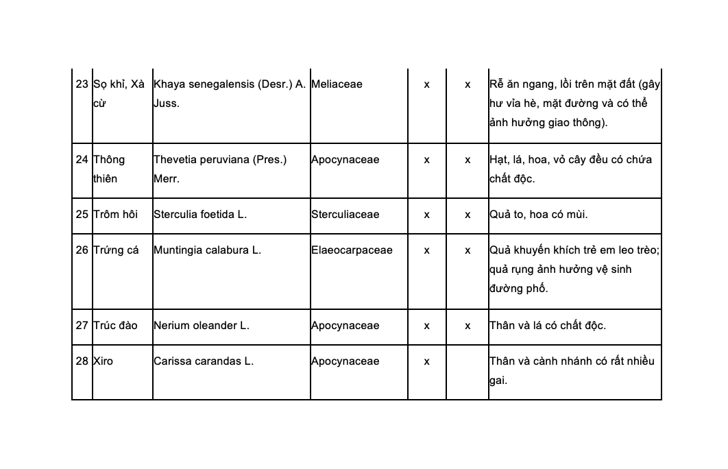 Không nên trồng cây gì trong trường học để tránh những chuyện đau lòng?