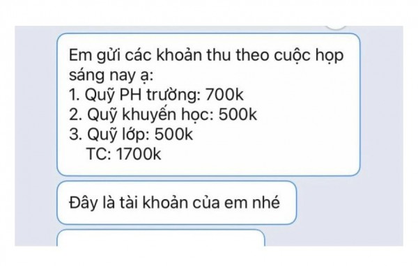 Kiểm tra ngẫu nhiên, đột xuất trường học về các khoản thu