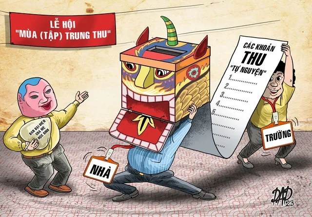 Kiểm tra ngẫu nhiên, đột xuất trường học về các khoản thu