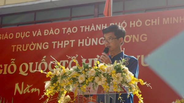 Lễ giỗ tại ngôi trường mang tên Quốc tổ Hùng Vương