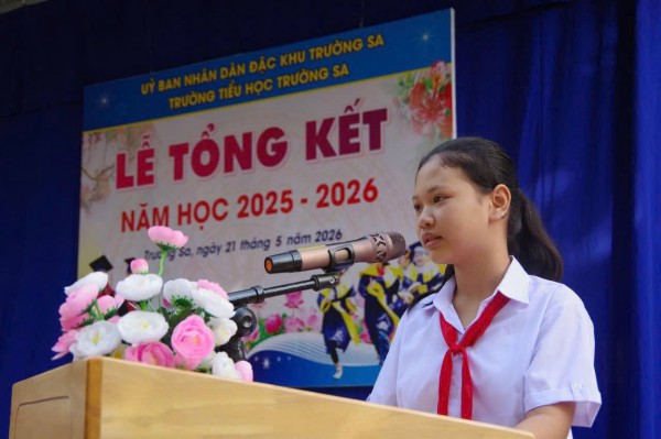 Lớp học giữa biển khơi: 100% học sinh Trường Sa xuất sắc năm học 2025 - 2026
