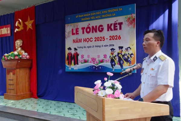 Lớp học giữa biển khơi: 100% học sinh Trường Sa xuất sắc năm học 2025 - 2026