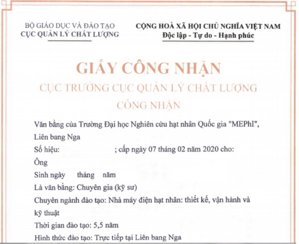Mất bao lâu để bằng tiến sĩ nước ngoài được Bộ GD-ĐT công nhận?