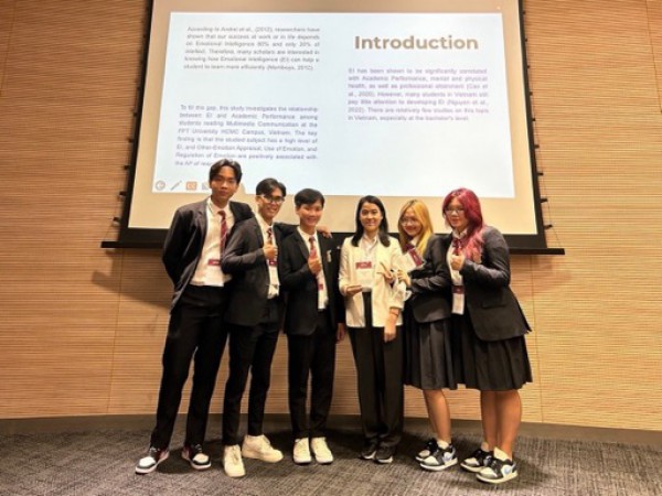 Mới năm 3 đại học đã công bố nghiên cứu tại hội thảo quốc tế