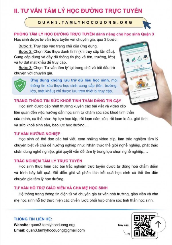 Mỗi trường học sẽ có một biên chế chuyên viên tư vấn tâm lý học đường?