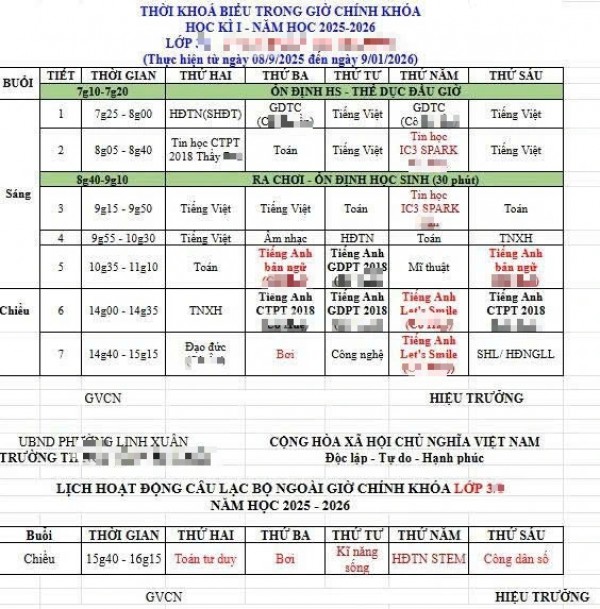 'Môn tự nguyện' trong giờ chính khóa: Những vấn đề pháp lý cần xem xét 'Môn tự nguyện' trong giờ chính khóa: Những vấn đề pháp lý cần xem xét