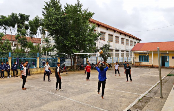 Một điểm thi ở Lâm Đồng phục vụ thí sinh ăn ngày 3 bữa