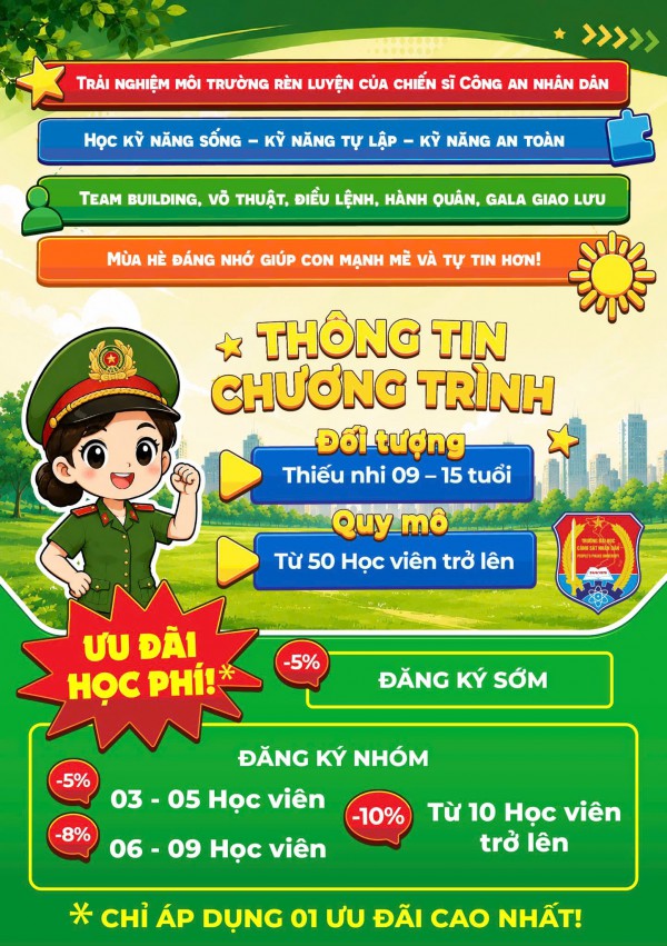 Một tuần làm 'Chiến sĩ Công an nhí', trẻ em học được gì?