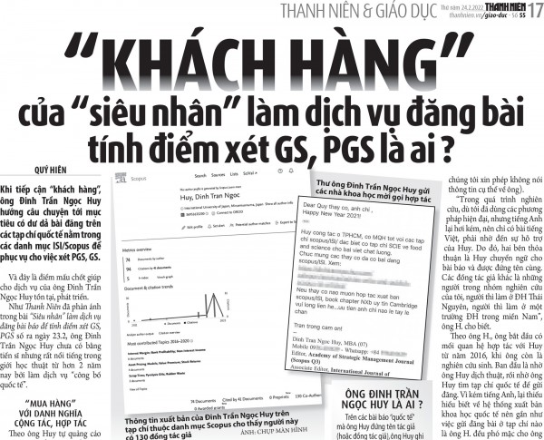 ‘Mua - bán’ bài báo khoa học: Hệ lụy khi mua nhầm hàng lậu, hàng giả