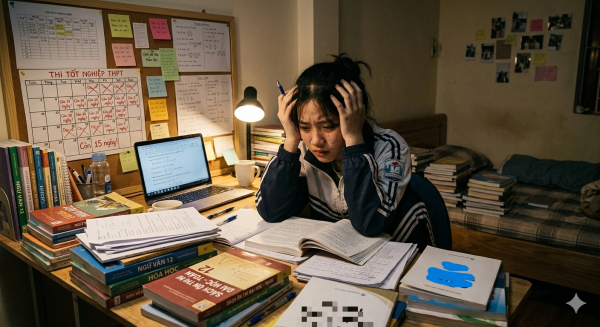 Mùa thi: Không phải mọi áp lực đều thành kim cương