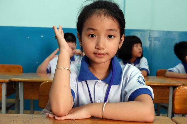 Ngày đầu tiên đi học, học sinh lớp 1 