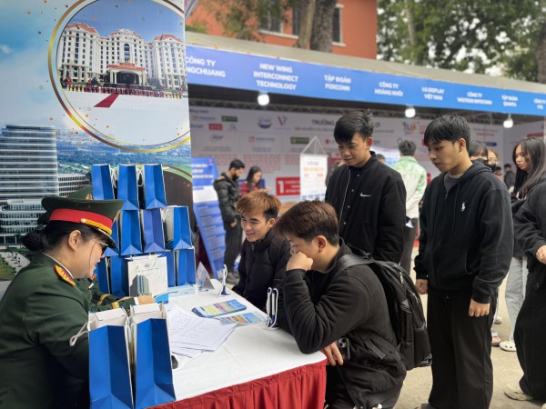 Ngày hội việc làm ĐH Thủy lợi 2026: Sân trường thành ‘sàn giao dịch’ việc làm