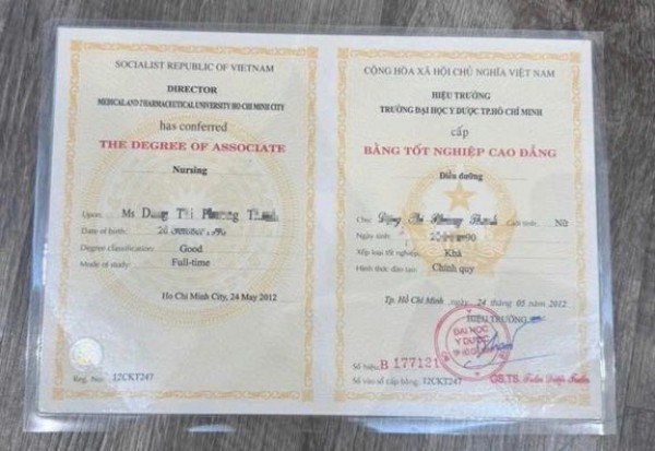 Nghi bằng cao đẳng điều dưỡng giả: Trường ĐH Y dược TP.HCM nói gì? Nghi bằng cao đẳng điều dưỡng giả: Trường ĐH Y dược TP.HCM nói gì?
