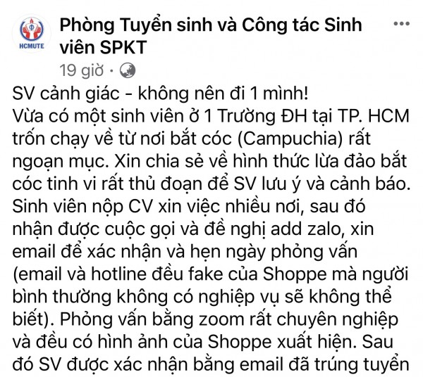 Nhiều trường ĐH cảnh báo sinh viên về nguy cơ bị 