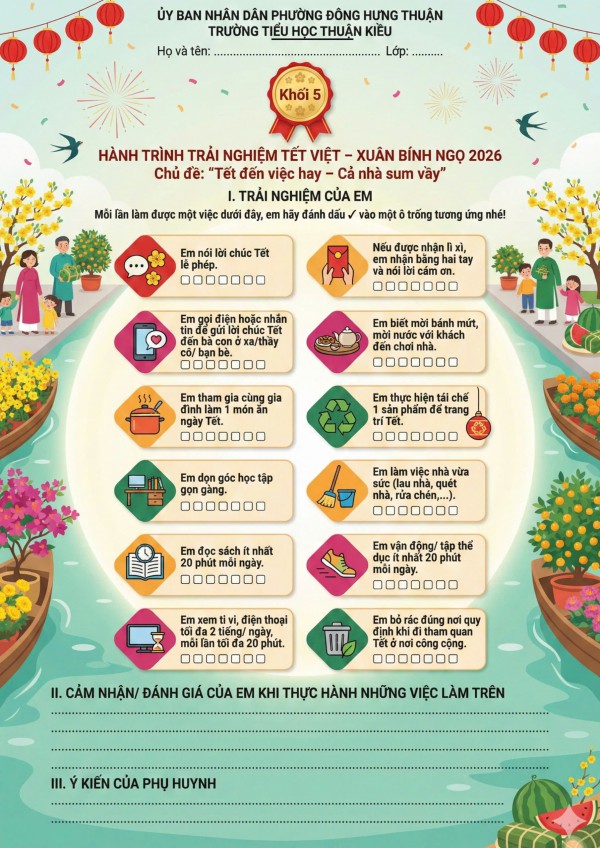 Những 'nhiệm vụ ngày tết' dễ thương cô giáo giao học sinh