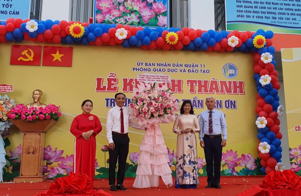 Quận 11, TP.HCM khánh thành trường tiểu học đầu tư hơn 40 tỉ đồng Quận 11, TP.HCM khánh thành trường tiểu học đầu tư hơn 40 tỉ đồng