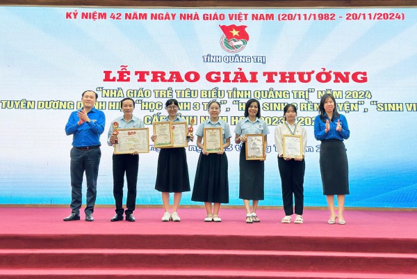 Quảng Trị: Vinh danh nhà giáo trẻ, học sinh, sinh viên tiêu biểu