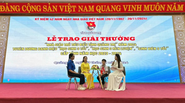 Quảng Trị: Vinh danh nhà giáo trẻ, học sinh, sinh viên tiêu biểu