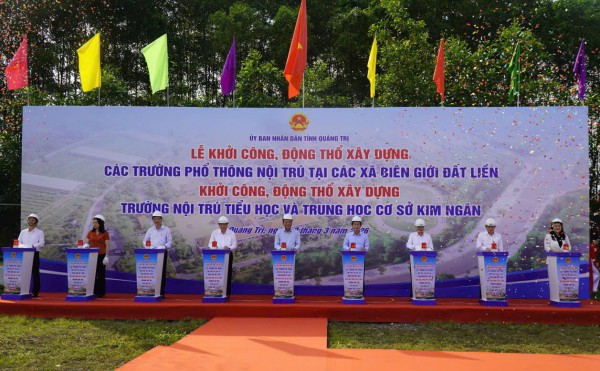 Quảng Trị xây mới và nâng cấp 11 trường phổ thông dân tộc nội trú