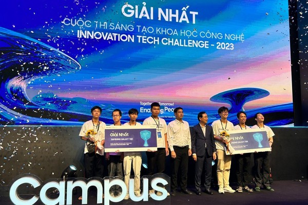 Sinh viên ĐH Duy Tân giành cả giải Nhất và Nhì ở Samsung Innovation Campus (SIC) 2023 Sinh viên ĐH Duy Tân giành cả giải Nhất và Nhì ở Samsung Innovation Campus (SIC) 2023
