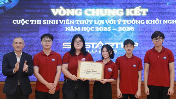 Sinh viên 'dùng' trí tuệ nhân tạo để đóng mở cống thủy lợi