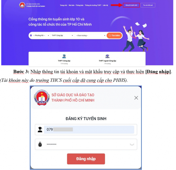 Sở GD-ĐT TP.HCM hướng dẫn đăng ký nguyện vọng lớp 10 chính xác