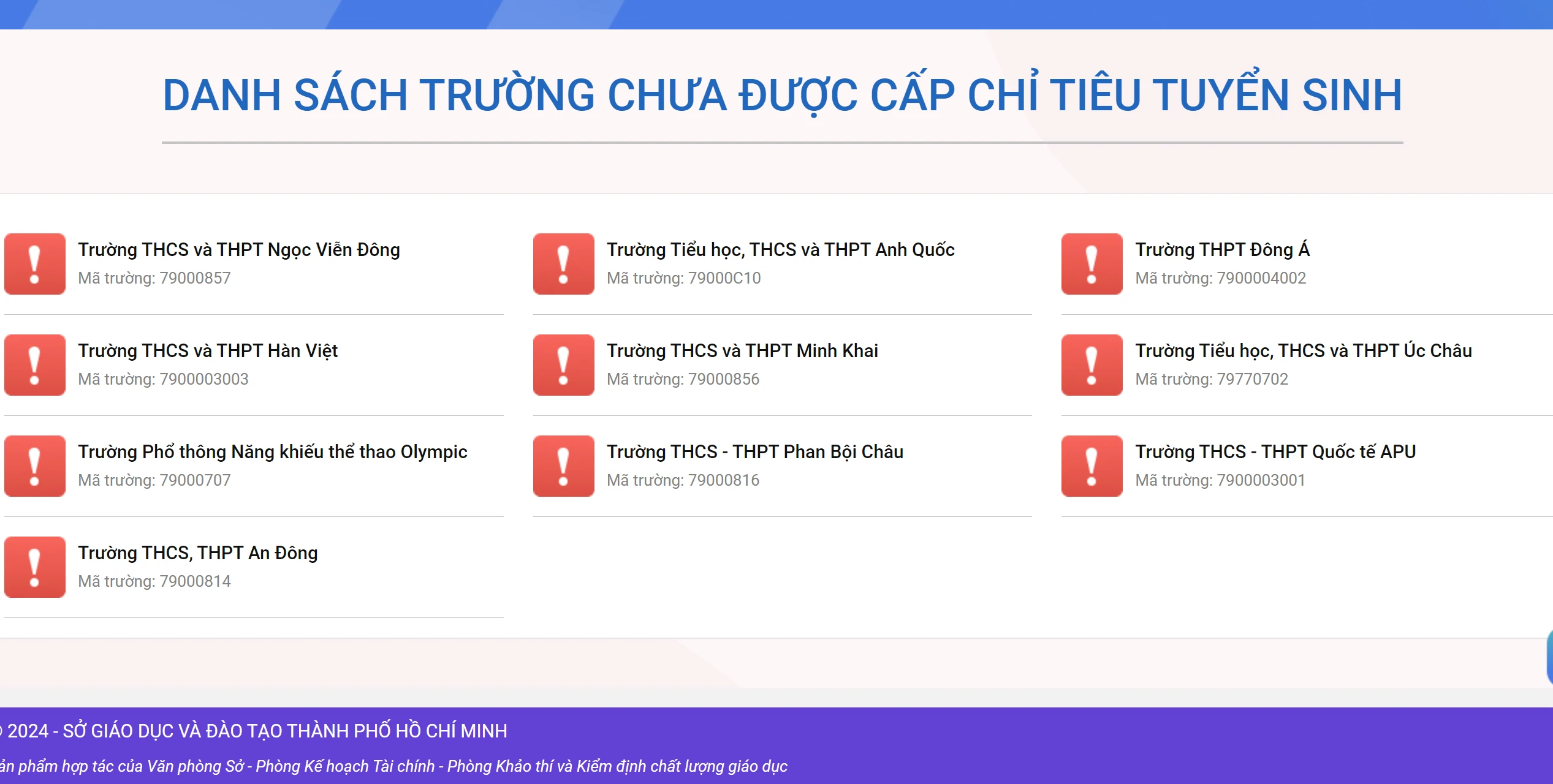 Sở GD-ĐT TP.HCM lưu ý về tuyển sinh lớp 10 ở trường ngoài công lập