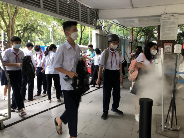 Số ca Covid-19 tăng, trường học triển khai biện pháp ứng phó