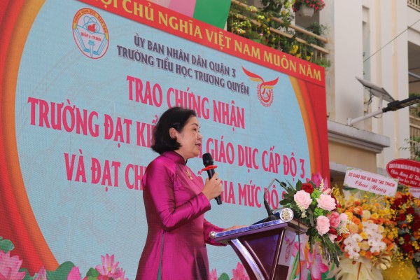 TP.HCM: Thêm một trường học đạt chuẩn quốc gia mức 2, kiểm định chất lượng mức 3