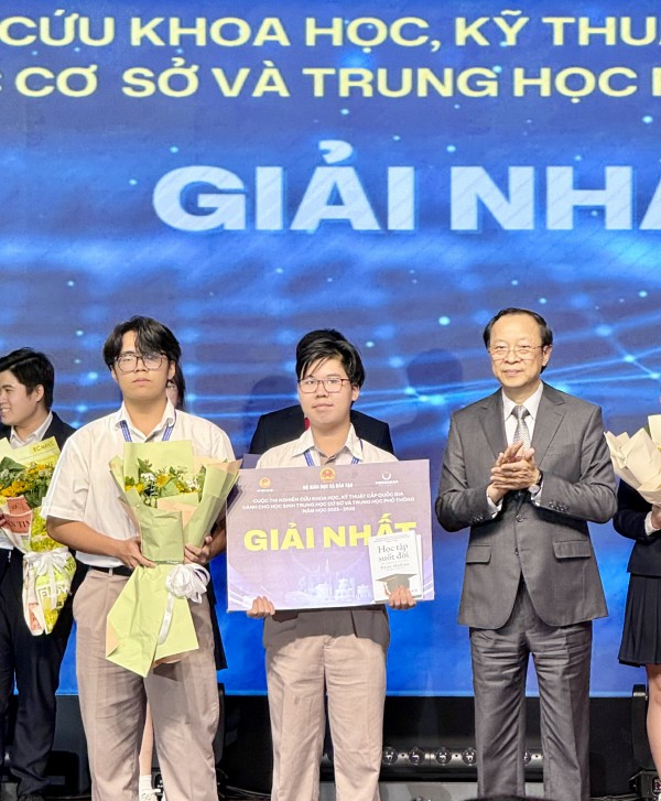 TP.HCM có 10 dự án của học sinh đạt giải khoa học kỹ thuật cấp quốc gia