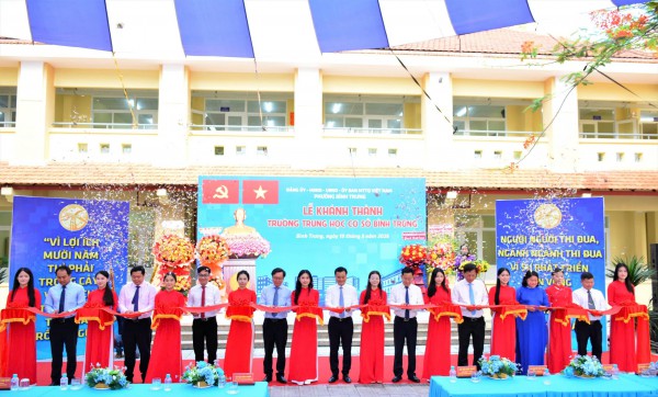 TP.HCM khánh thành trường THCS xây dựng theo mô hình trường tiên tiến, hội nhập quốc tế
