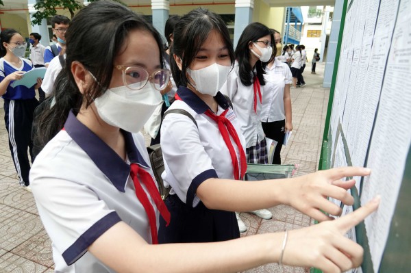 TP.HCM không tuyển bổ sung, không hạ điểm chuẩn lớp 10