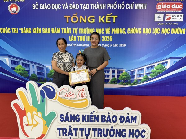 TP.HCM trao giải sáng kiến phòng chống bạo lực học đường