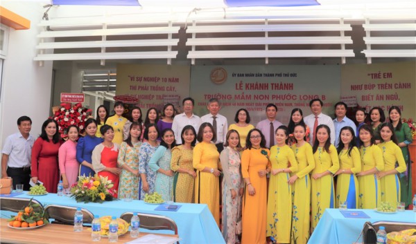 TP.Thủ Đức,TP.HCM khánh thành 3 trường mầm non tổng mức đầu tư hơn 150 tỉ đồng