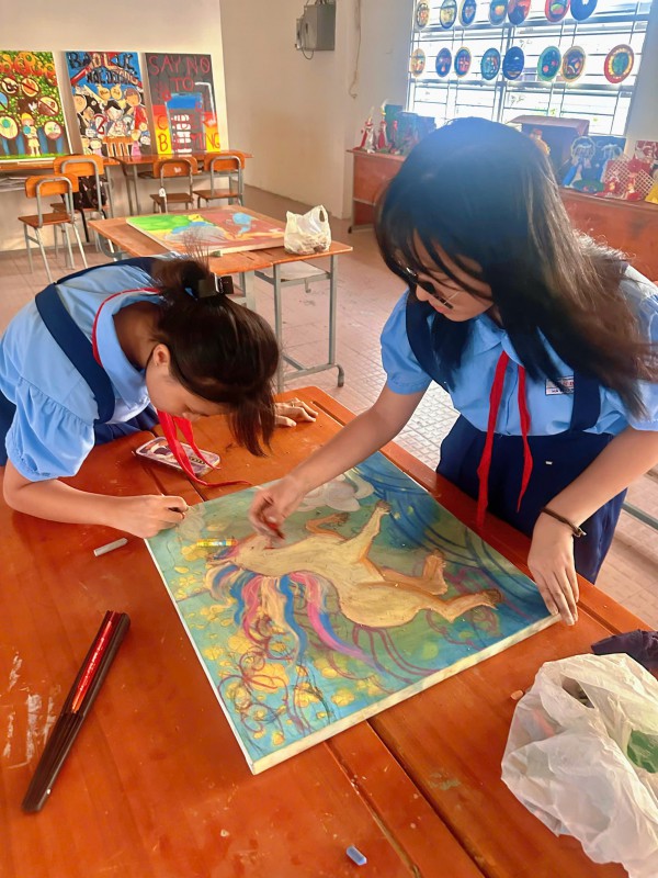 Tết Bính Ngọ: Độc đáo ngựa trong tranh của học sinh TP.HCM